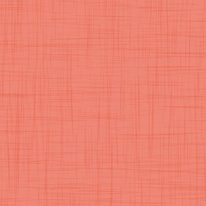 Soft solid linen texture // coral