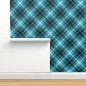 Turquoise Apple Plaid