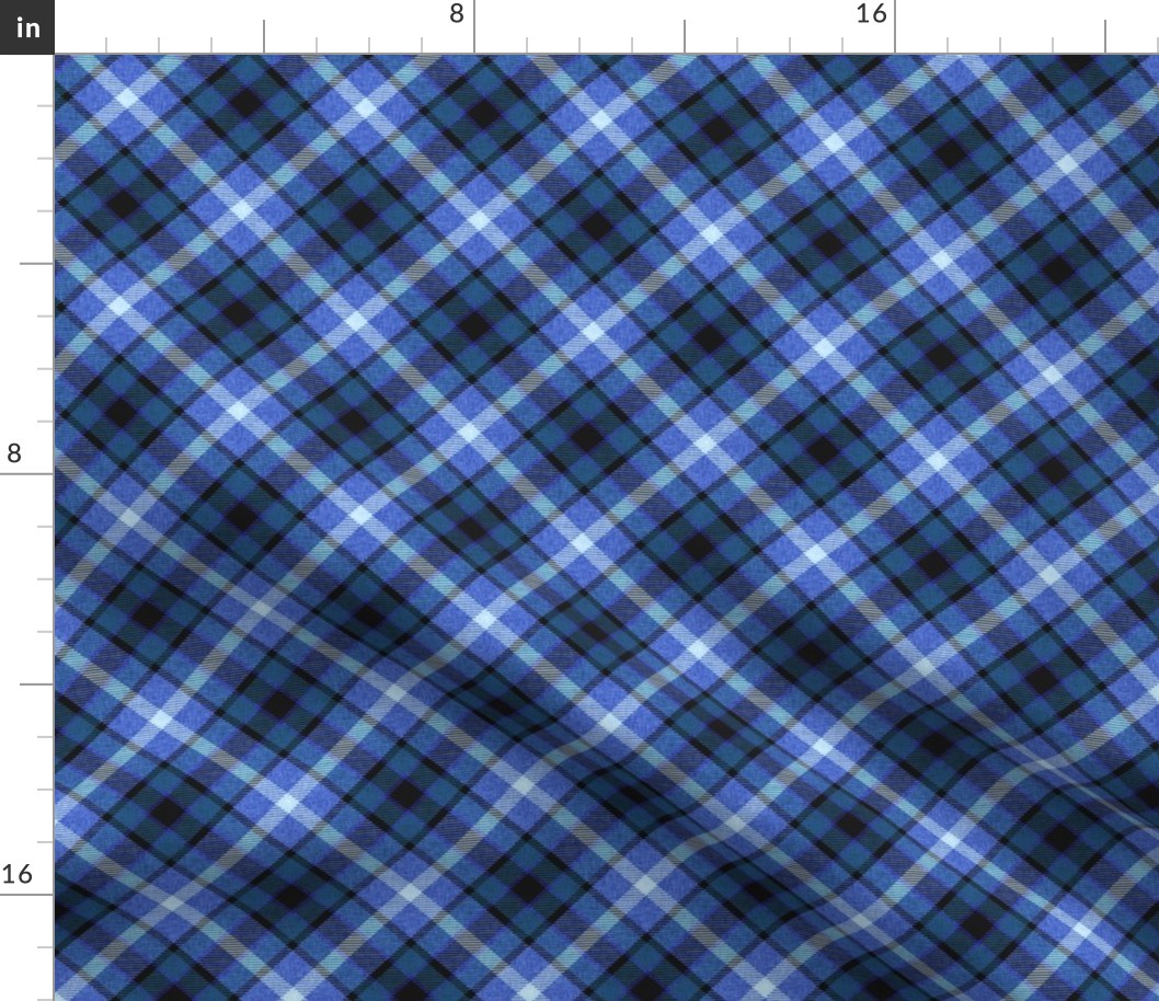 Blue Apple Plaid