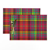 BRIGHT FRUITY TROPICAL PLAID MADRAS SUMMER