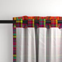 BRIGHT FRUITY TROPICAL PLAID MADRAS SUMMER