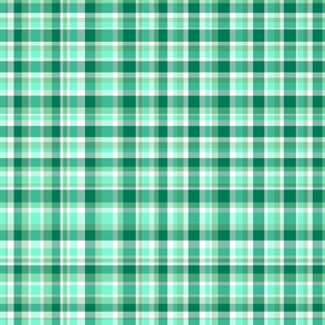 Holiday Spearmint Plaid