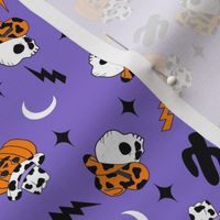 western halloween fabric - cowboy skull fabric halloween fabric