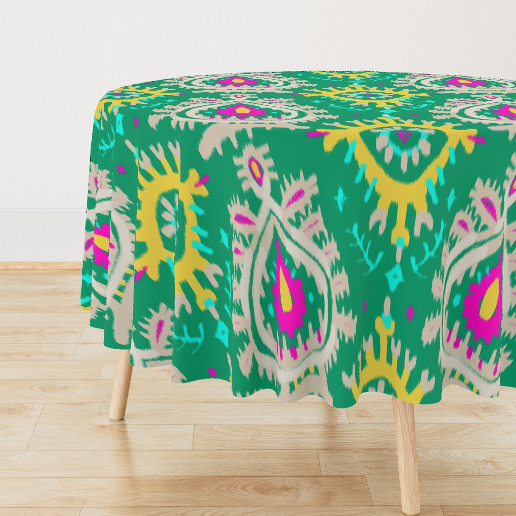 emerald ikat