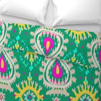 emerald ikat