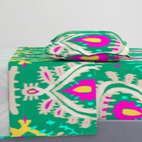 emerald ikat