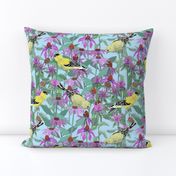 bee_balm_and_cone_flowers_and_gold_finches_off_set_C