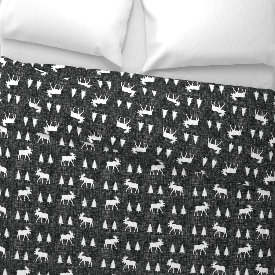 moose trot black linen