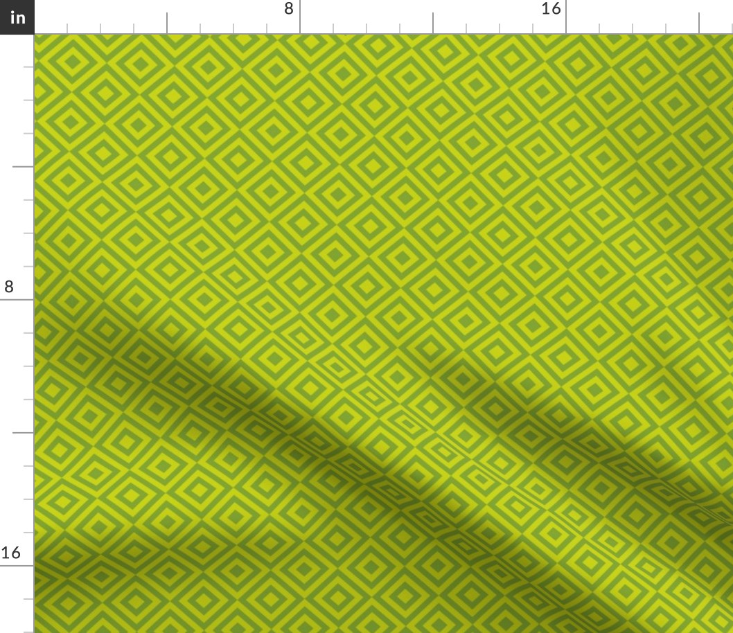 Geometric Pattern: Diamond Strobe: Lime