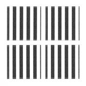 dark grey linen stripe 1" (90) || the lumberjack collection