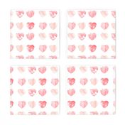 Watercolor Blush Hearts