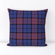 Dunbar tartan, 6", custom colorway dark pink/blue