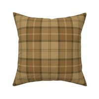 Dunbar tartan, 6", custom colorway brown/gold