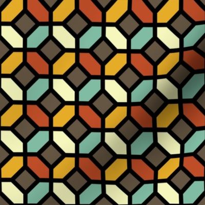 Geometric Pattern: Octagon: Fall