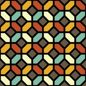 Geometric Pattern: Octagon: Fall