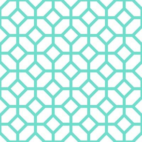 Geometric Pattern: Octagon: Blue
