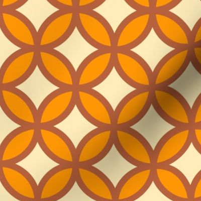 Geometric Pattern: Circle: Orange