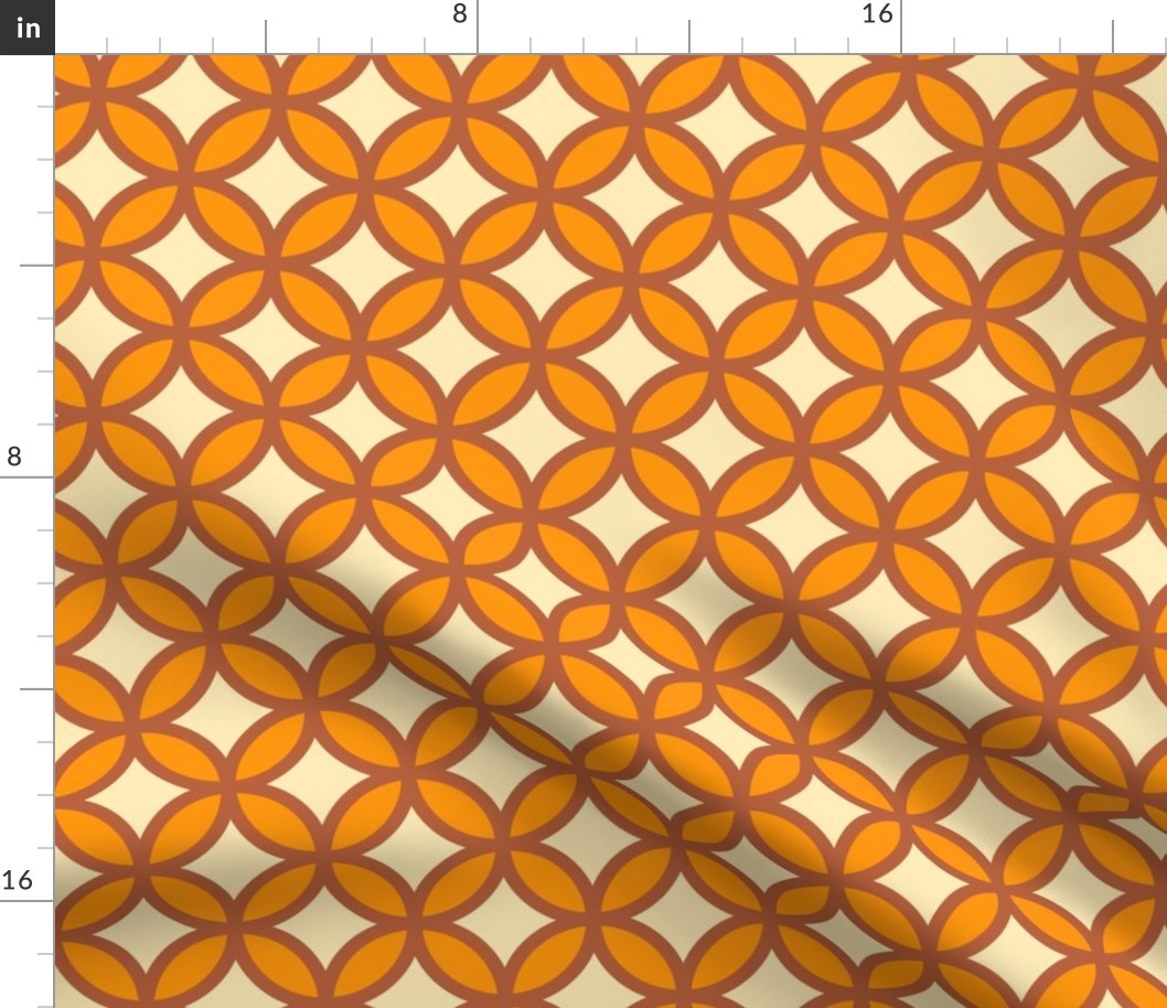 Geometric Pattern: Circle: Orange