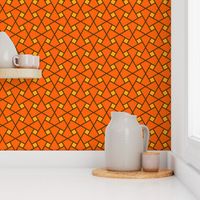 Geometric Pattern: Square Twist: Orange