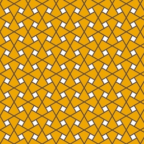 Geometric Pattern: Square Twist: Yellow
