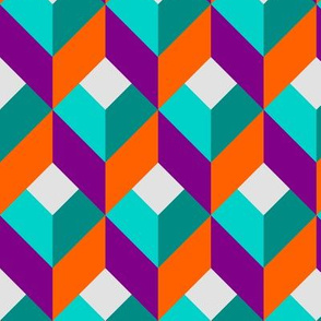 Geometric Pattern: Box: Purple