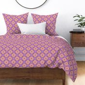 Geometric Pattern: Tiles: Purple/Orange