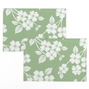 Dogwood Block Print Sage