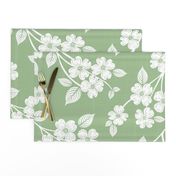 Dogwood Block Print Sage