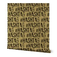 HAshtag, hashtag typography