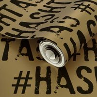 HAshtag, hashtag typography