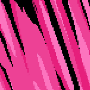 pink and black pixelated abstract