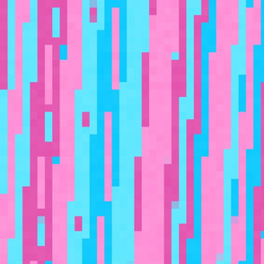 pink and blue abstract