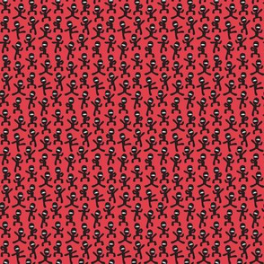 (micro scale) ninjas - red