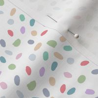 Pastel ink polka dots