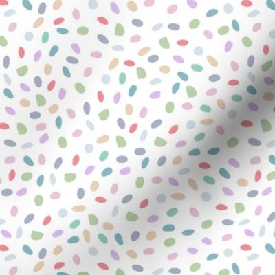 Pastel ink polka dots