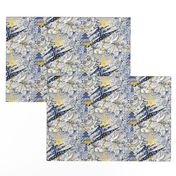 Winter Mod Limited Color Palette, large scale, blue yellow gray white