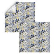 Winter Mod Limited Color Palette, large scale, blue yellow gray white