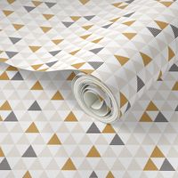 Striped Triangles Beige