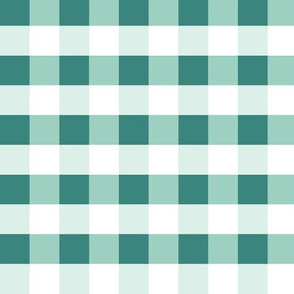 Green christmas gingham