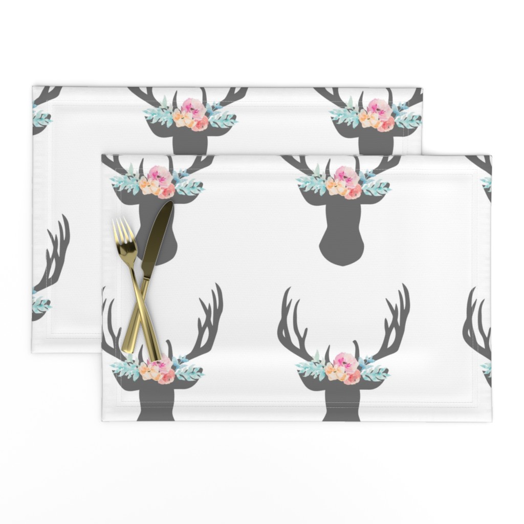 9 inch Floral Deer