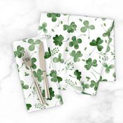 Watercolor Shamrocks