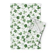 Watercolor Shamrocks