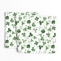 Watercolor Shamrocks