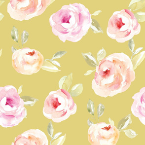 Cute Yellow Vintage Roses