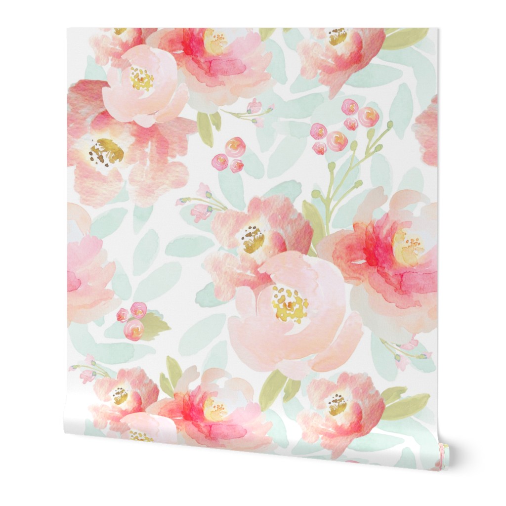 Indy Bloom Design Plush Pink Florals A2