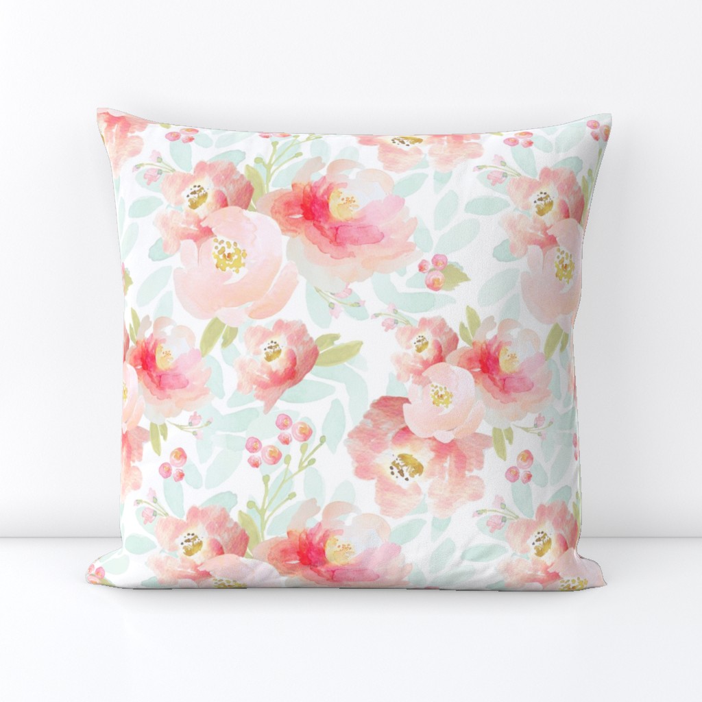 Indy Bloom Design Plush Pink Florals A2