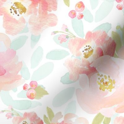 Indy Bloom Design Plush Pink Florals A2