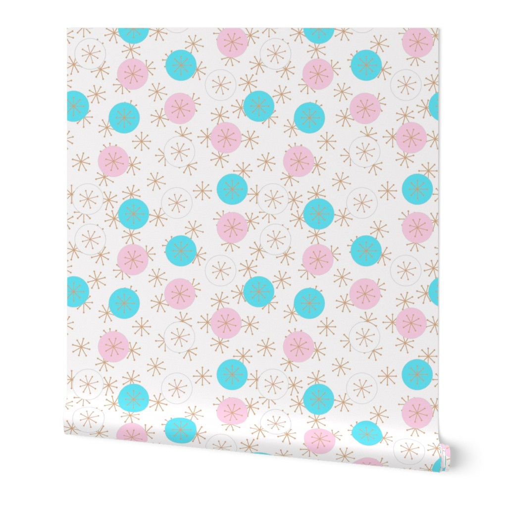 Atomic Snow Ditzy - Pink & Cyan