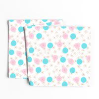 Atomic Snow Ditzy - Pink & Cyan