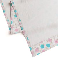 Atomic Snow Ditzy - Pink & Cyan